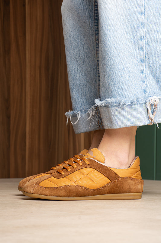 Flufie Hardal Süet Detaylı Retro Sneaker | Günlük Spor Ayakkabı