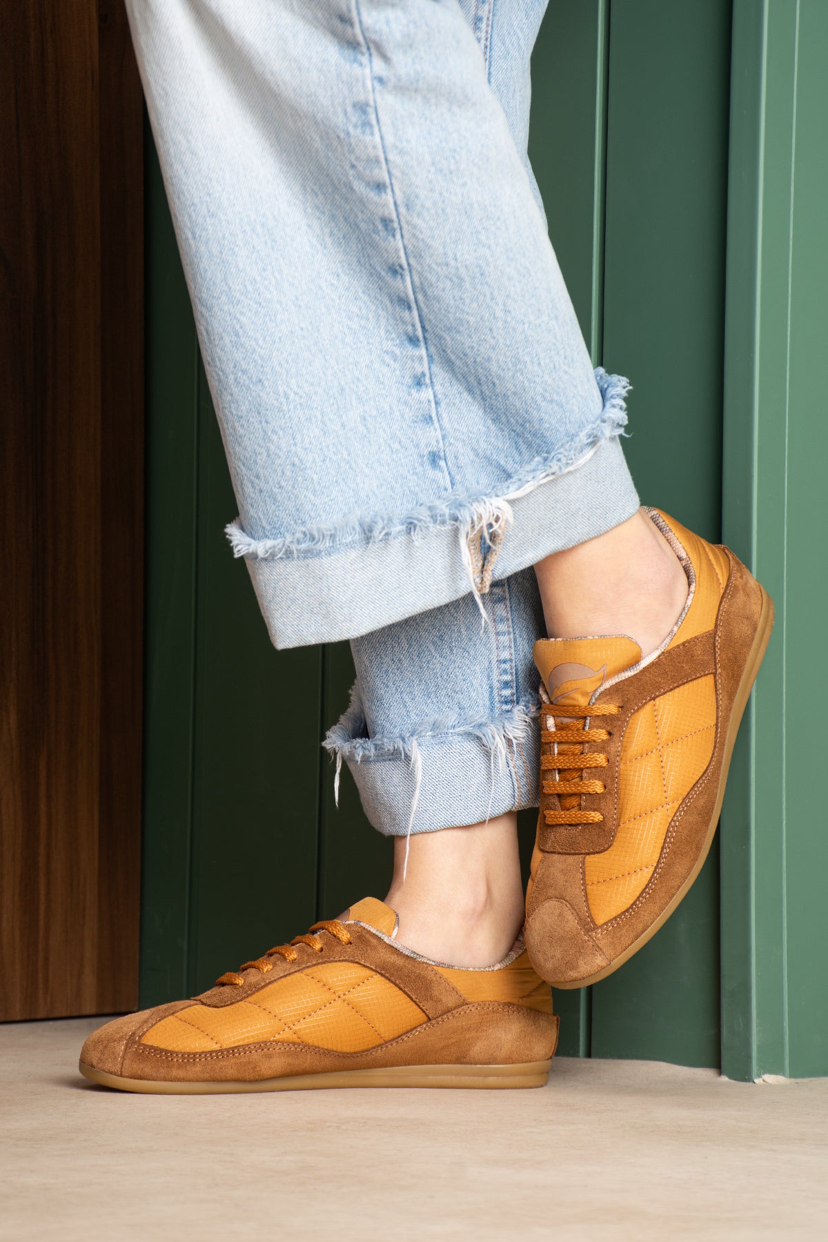 Flufie Hardal Süet Detaylı Retro Sneaker | Günlük Spor Ayakkabı